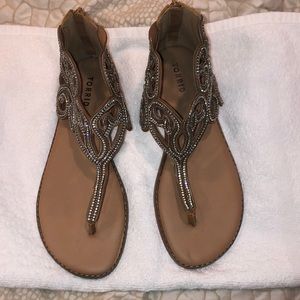 Torrid Size 10 Brown Sandal